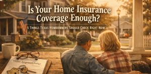 Is Your Home Insurance Coverage Enough? 5 Things Texas Homeowners Should Check Right Now